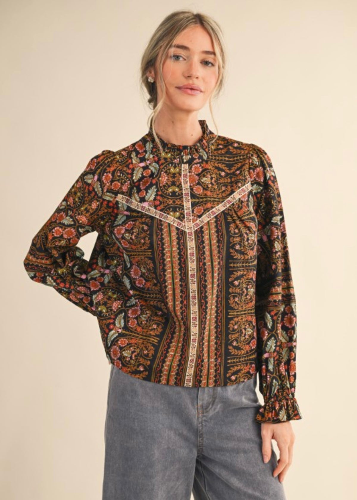 THE POLLY FLORAL TOP