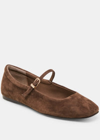 DOLCE VITA REYES BALLET FLATS DARK BROWN SUEDE