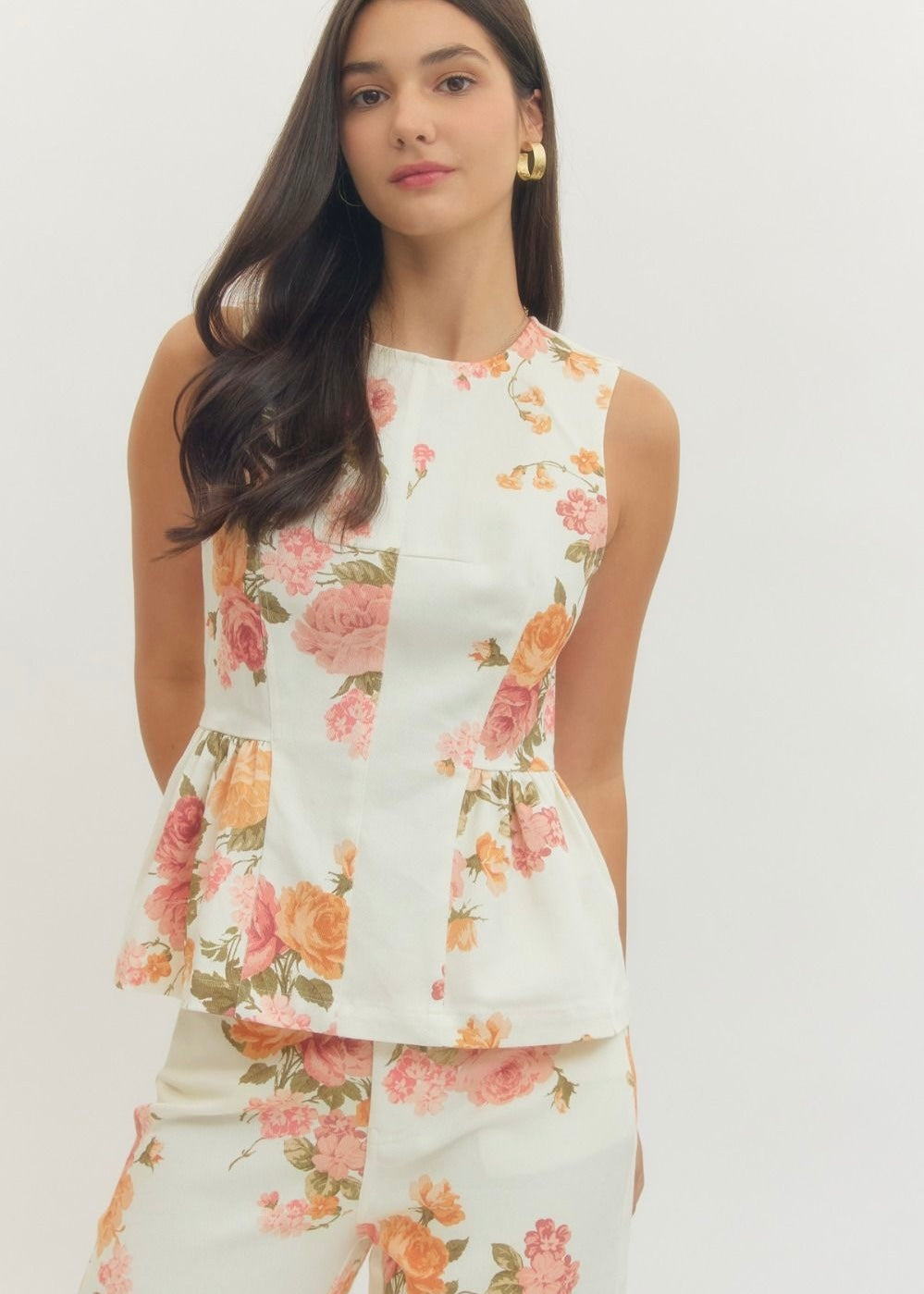 THE FINLEY FLORAL TOP
