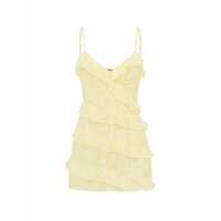 AISHA MINI DRESS - LEMON