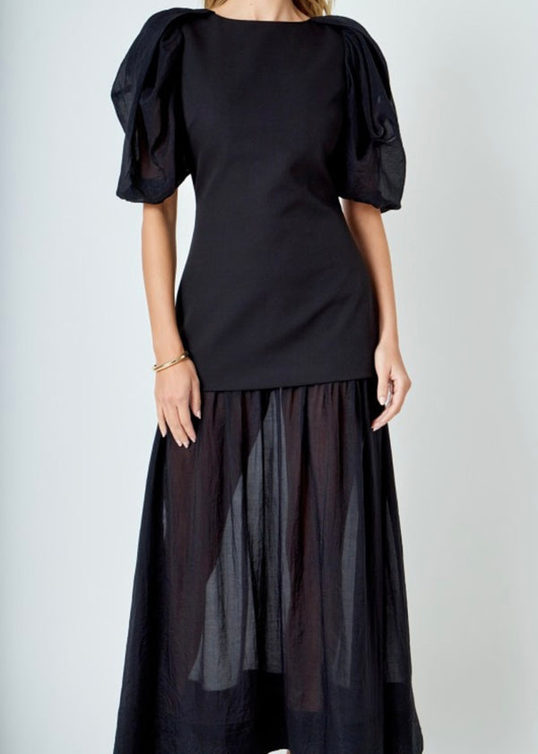 THE DARRIEN DROP WAIST DRESS