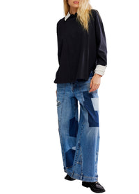 FREE PEOPLE GIANNA TWOFER - BLACK COMBO