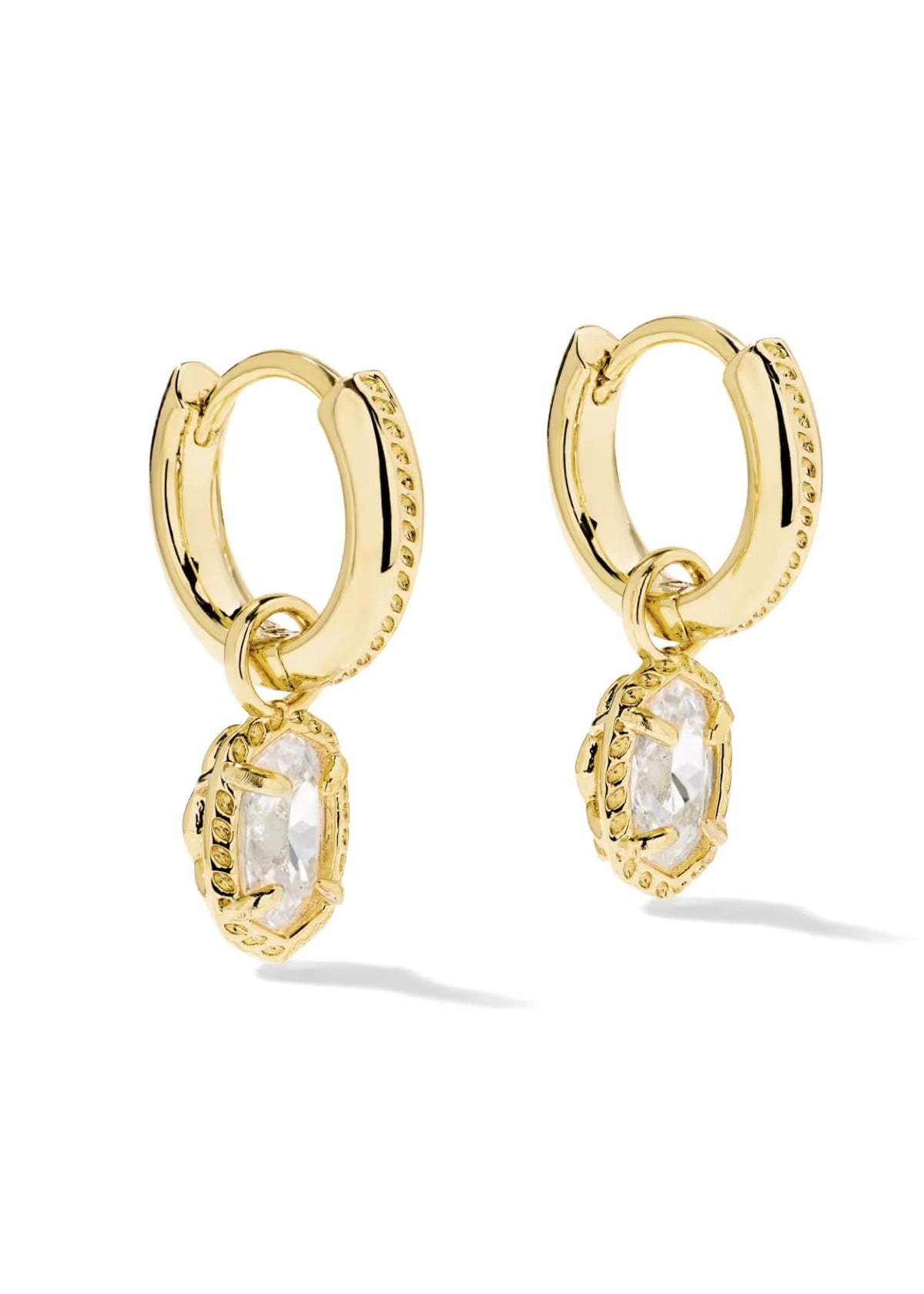 KENDRA SCOTT MINI ELLIE LUXE HUGGIE EARRINGS