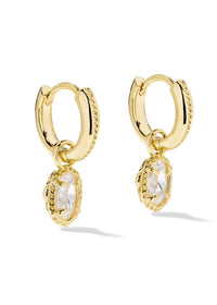 KENDRA SCOTT MINI ELLIE LUXE HUGGIE EARRINGS