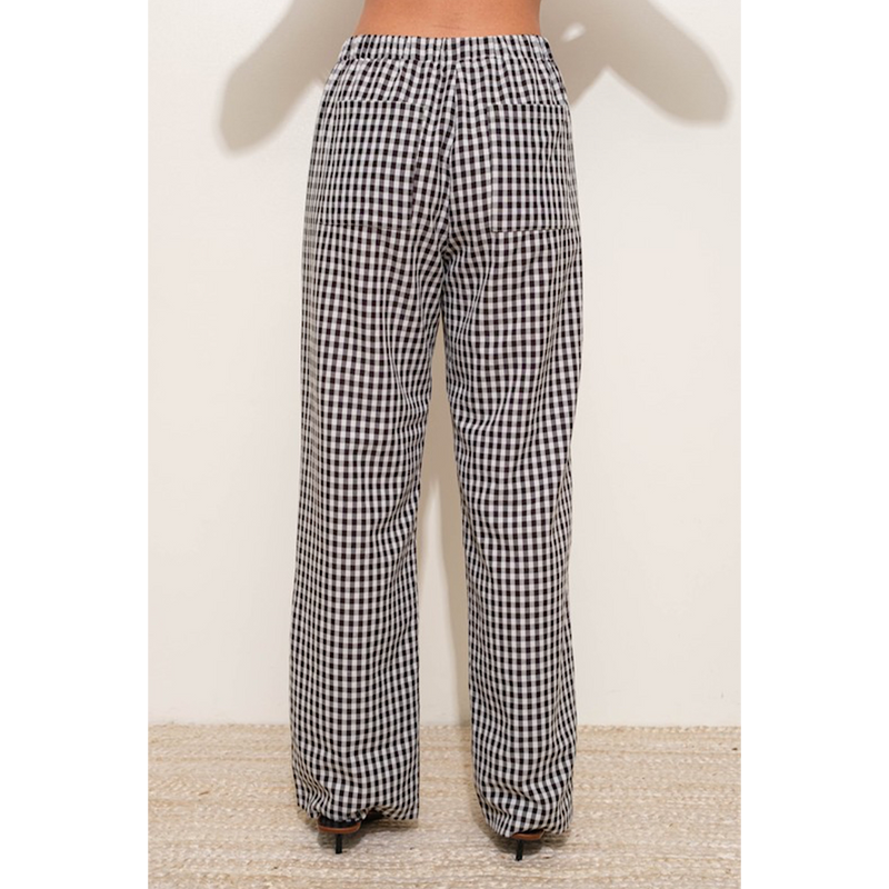 NOT ENOUGH GINGHAM PANTS