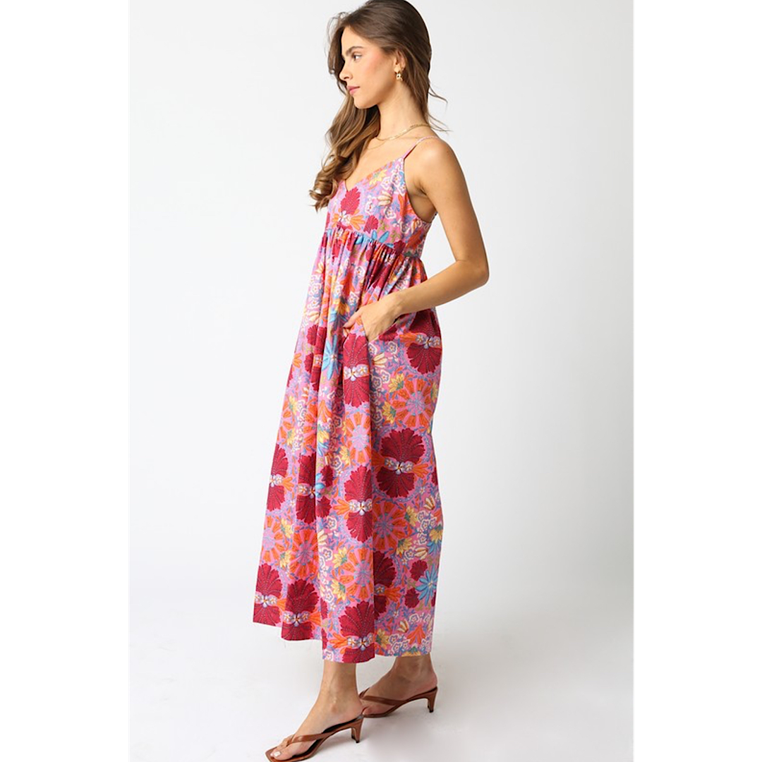 THE FOWLER FLORAL MAXI DRESS