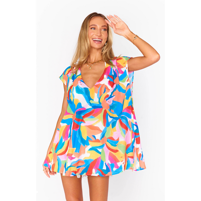 SHOW ME YOUR MUMU TABBY TUNIC - RAINBOW POP