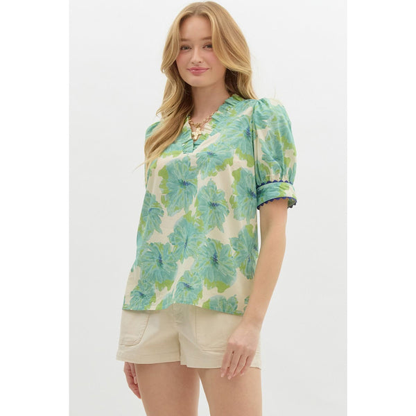 ALL YOURS FLORAL TOP