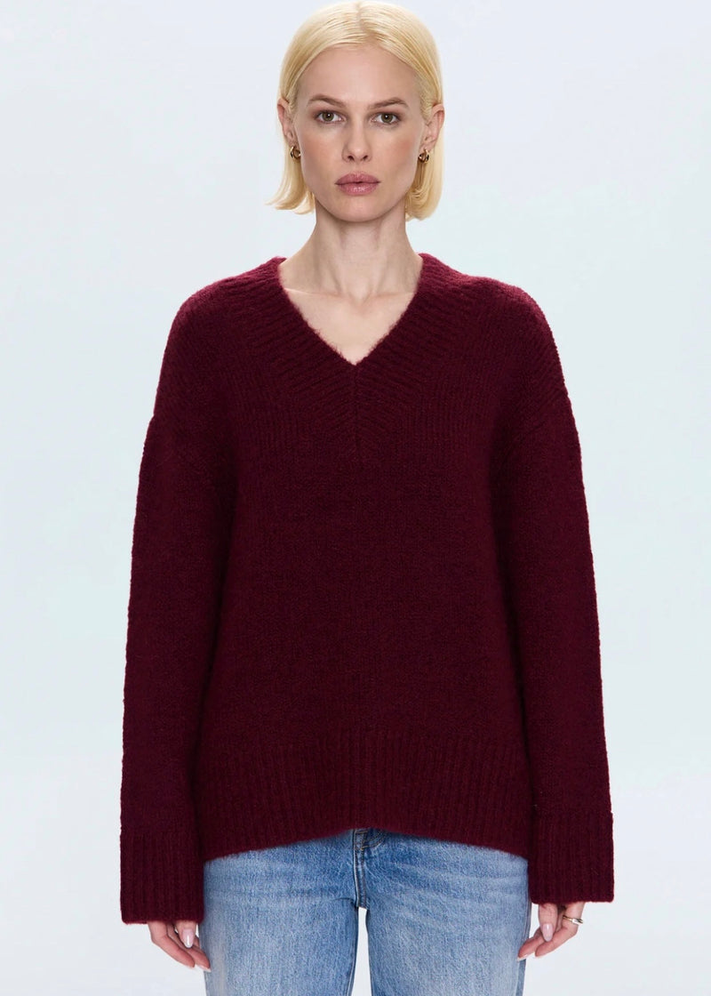 PISTOLA TALIA SWEATER - CLARET