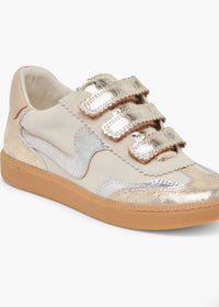 DOLCE VITA NOTICE VELCRO SNEAKER - SILVER/GOLD