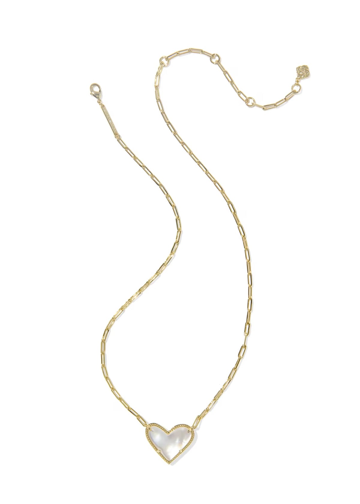 KENDRA SCOTT ARI HEART STATEMENT NECKLACE