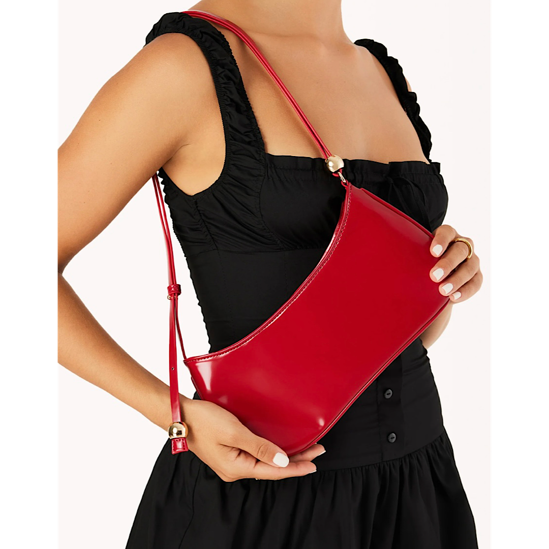 BILLINI ROSABELLE SHOULDER BAG - STRAWBERRY SHINE