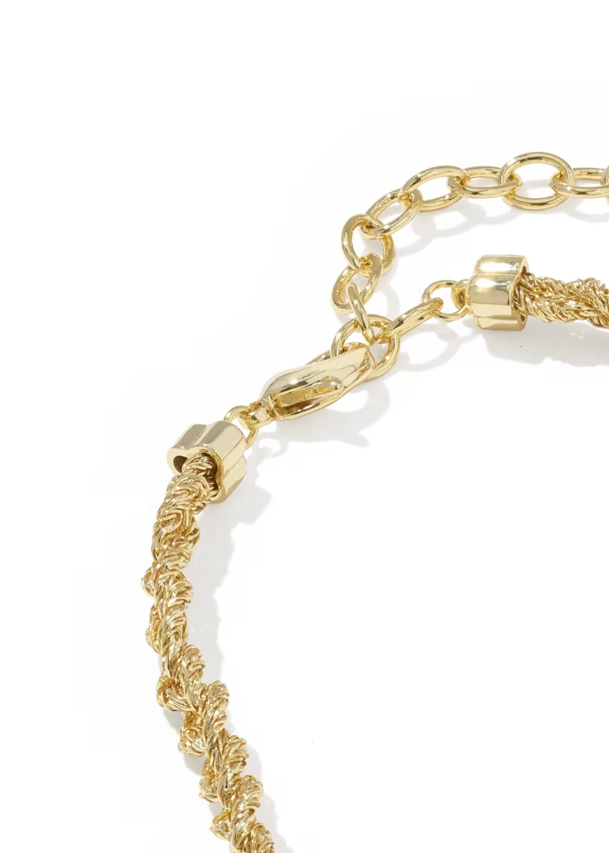 KENDRA SCOTT GABRIELLA BRAIDED CHAIN BRACELET - GOLD