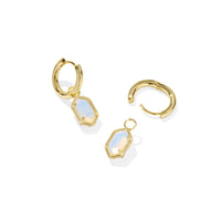 KENDRA SCOTT HALLIE HUGGIE EARRINGS