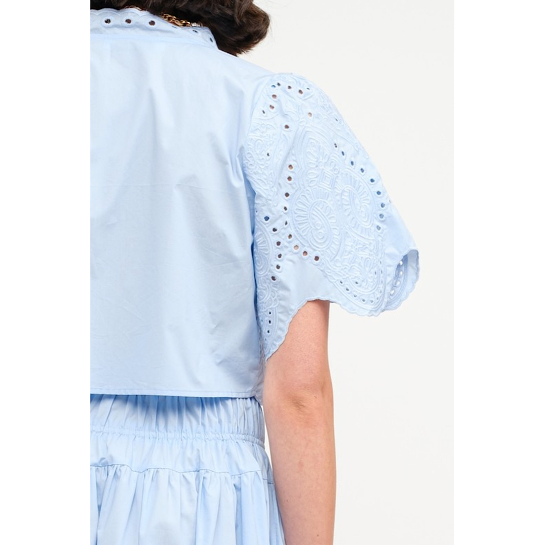 THE MARGOT EYELET BLOUSE
