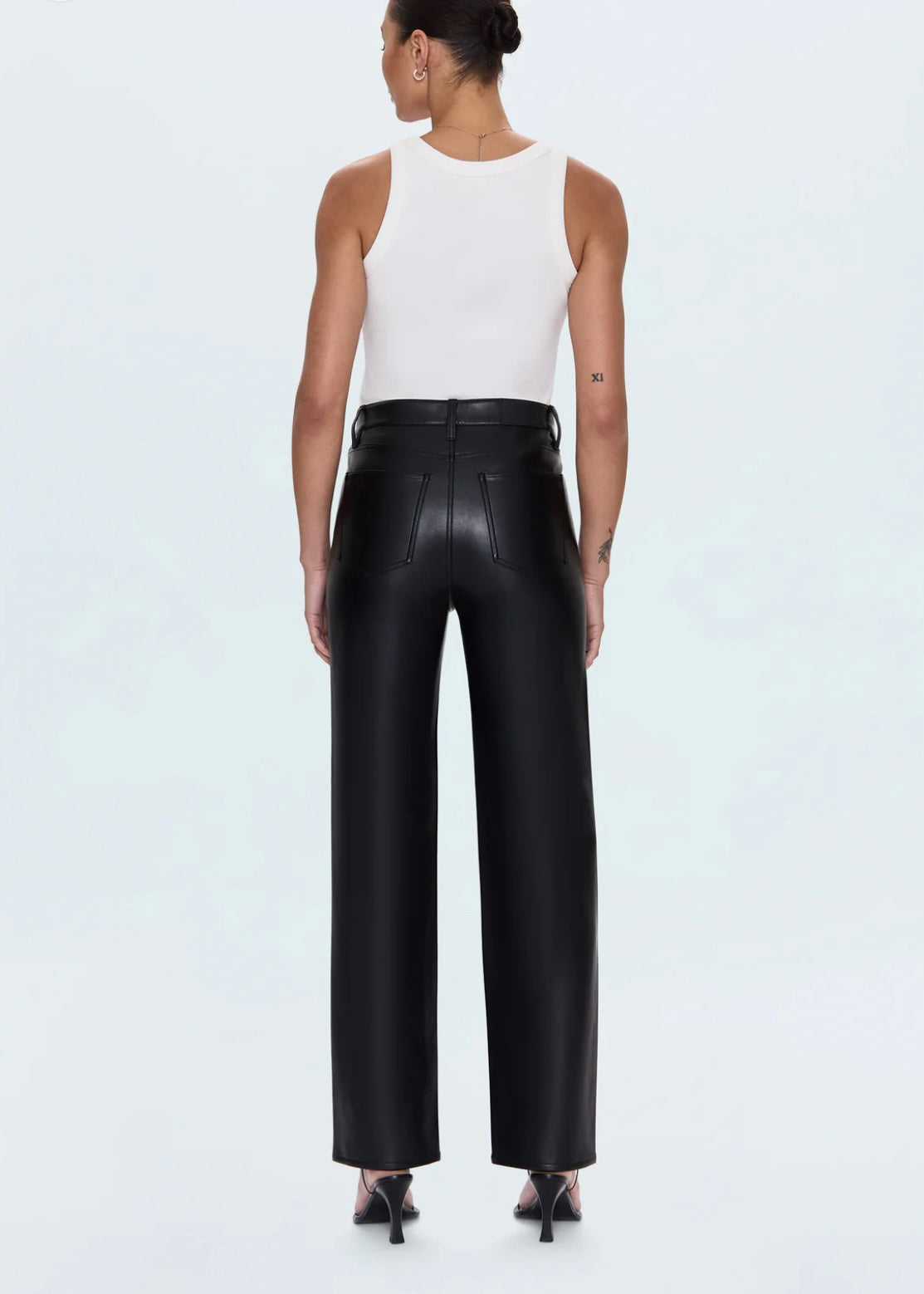 PISTOLA CASSIE SUPER HIGH RISE STRAIGHT PANT - ONYX