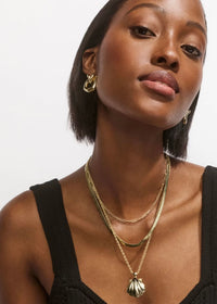 KENDRA SCOTT PARKER KNOT OPEN FRAME EARRINGS - GOLD