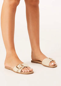 BILLINI VASILI SANDALS - NATURAL RAFFIA