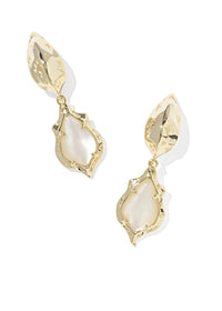 KENDRA SCOTT ADRIANA SCALLOP FRAME HUGGIE EARRINGS