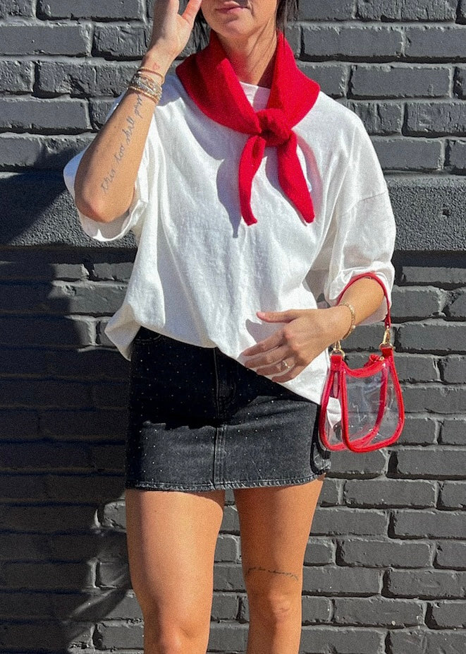 FREE PEOPLE ESSENTIAL TRIANGLE SCARF