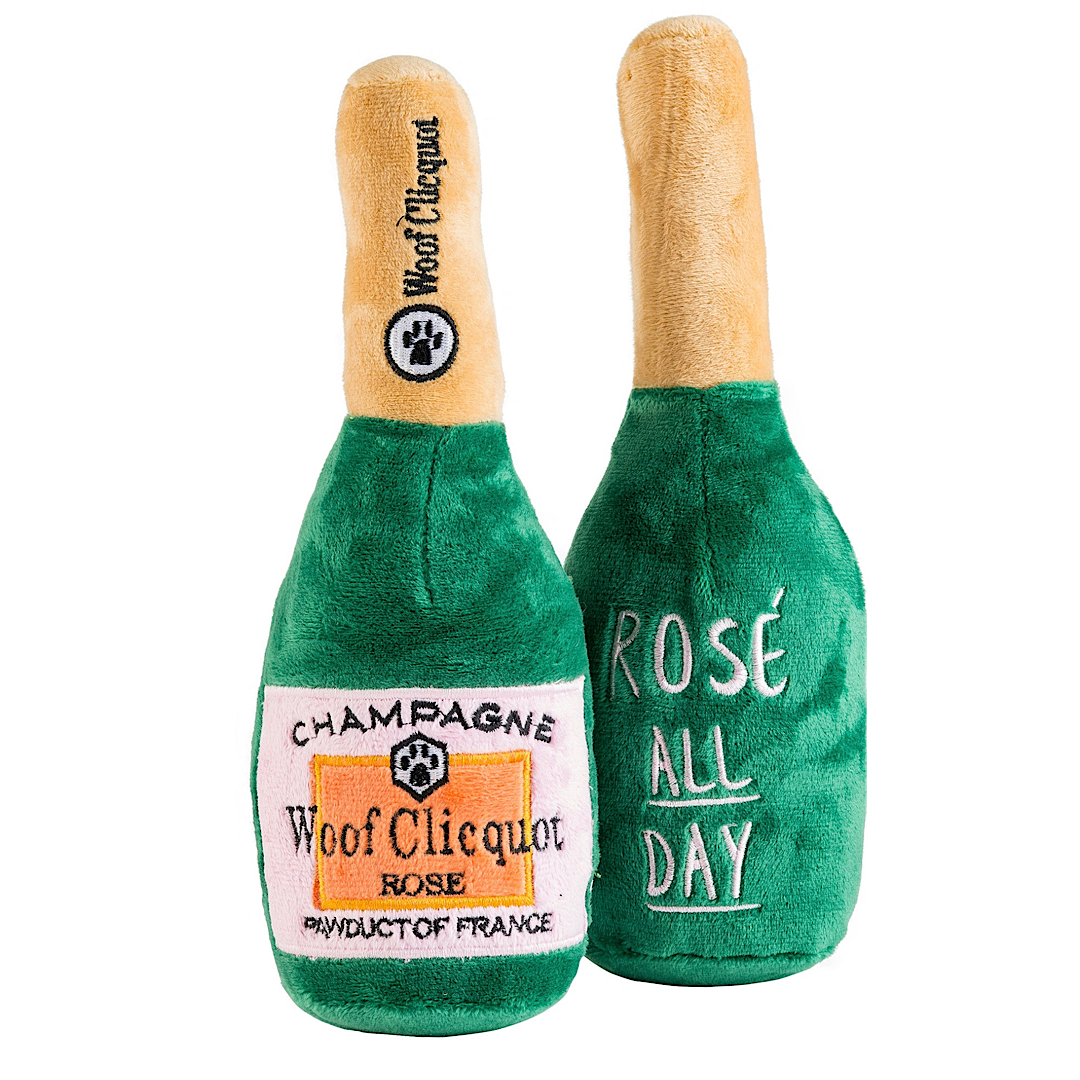WOOF CLICQUOT ROSE’ DOG TOY LARGE