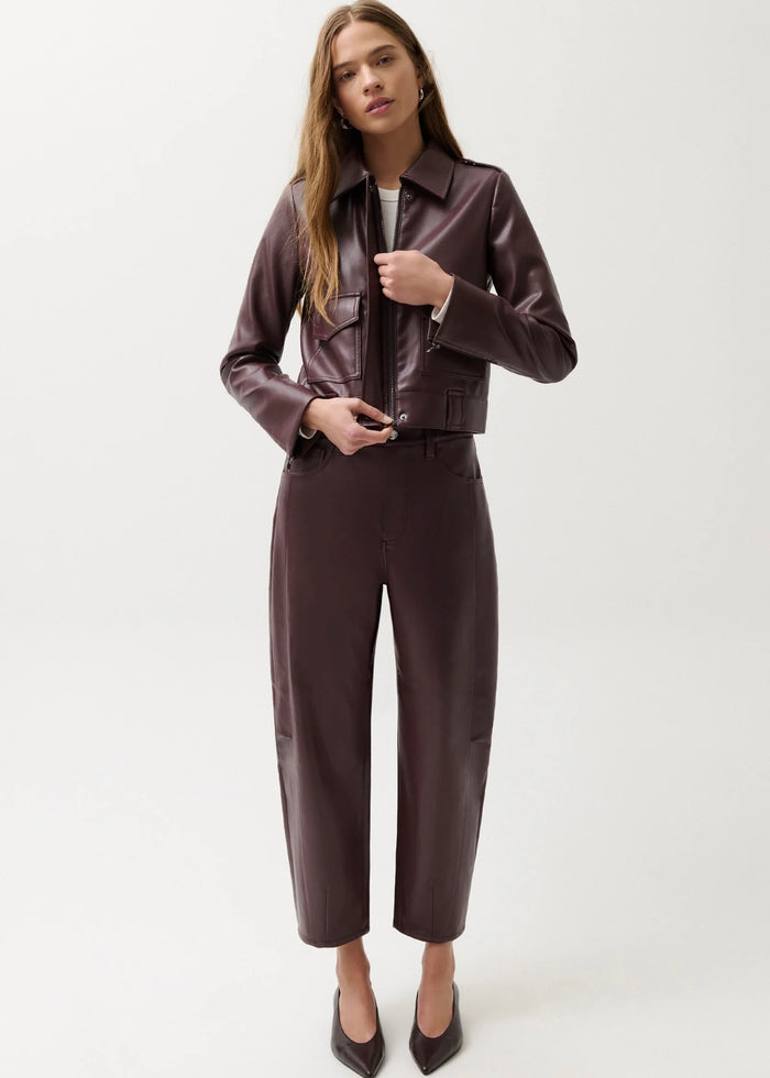 PISTOLA ELI HIGH RISE BARREL JEAN - CABERNET