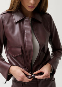 PISTOLA BEX SHRUNKEN JACKET - CABERNET