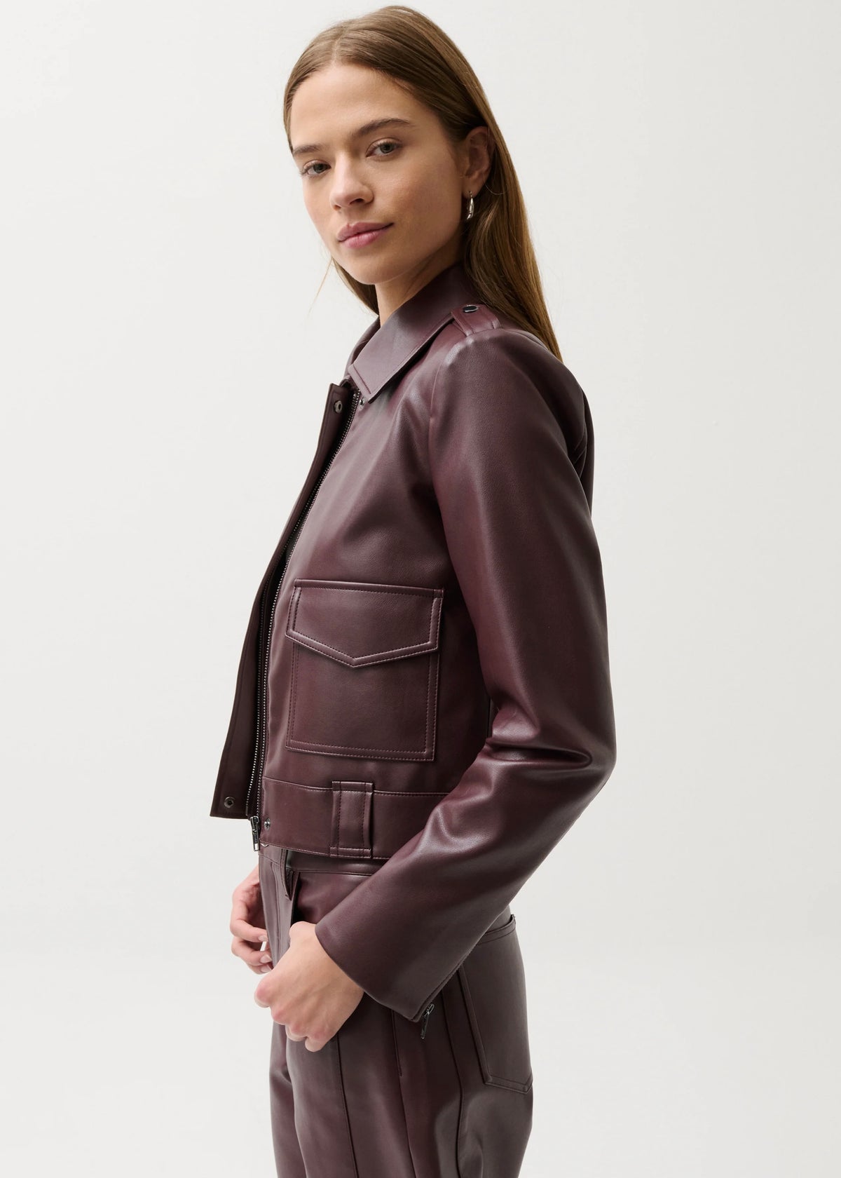 PISTOLA BEX SHRUNKEN JACKET - CABERNET