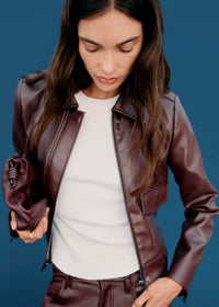 PISTOLA BEX SHRUNKEN JACKET - CABERNET