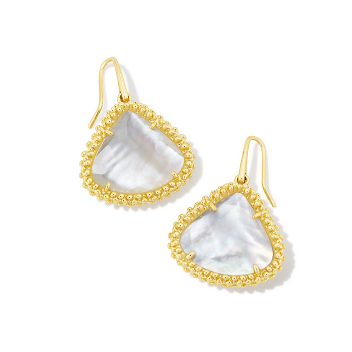 KENDRA SCOTT FRAMED KENDALL LARGE DROP EARRINGS