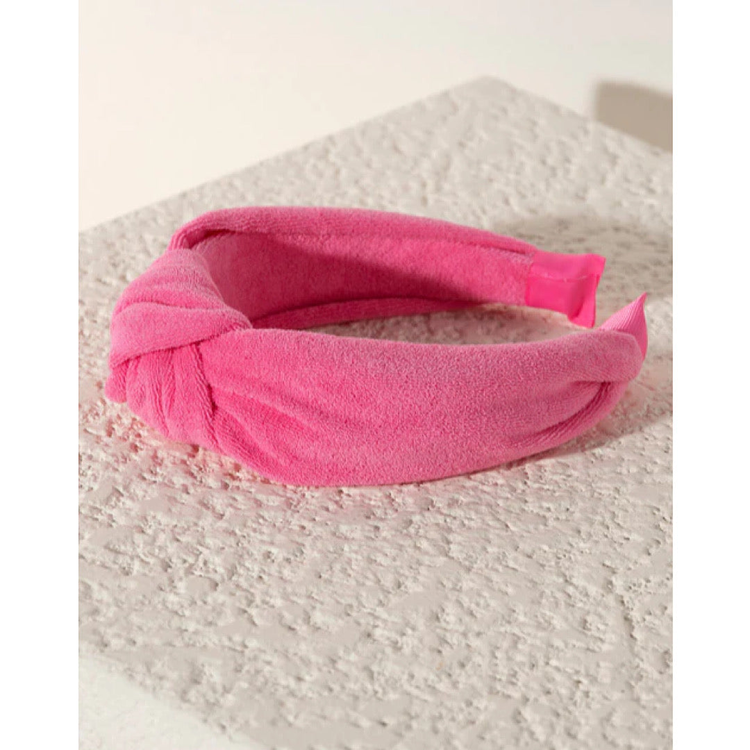 KNOTTED TERRY HEADBAND