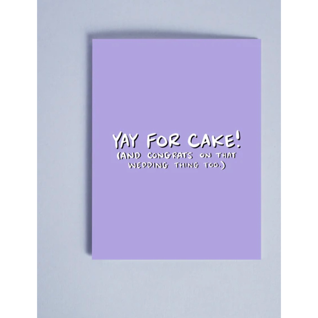 YAY FOR CAKE CARD